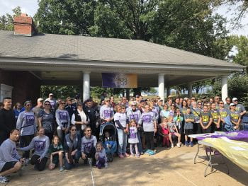 Group picture of Strides for CJD teams and attendees from 2019.